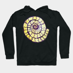 Intersex Pride Ammonite Crystal Hoodie